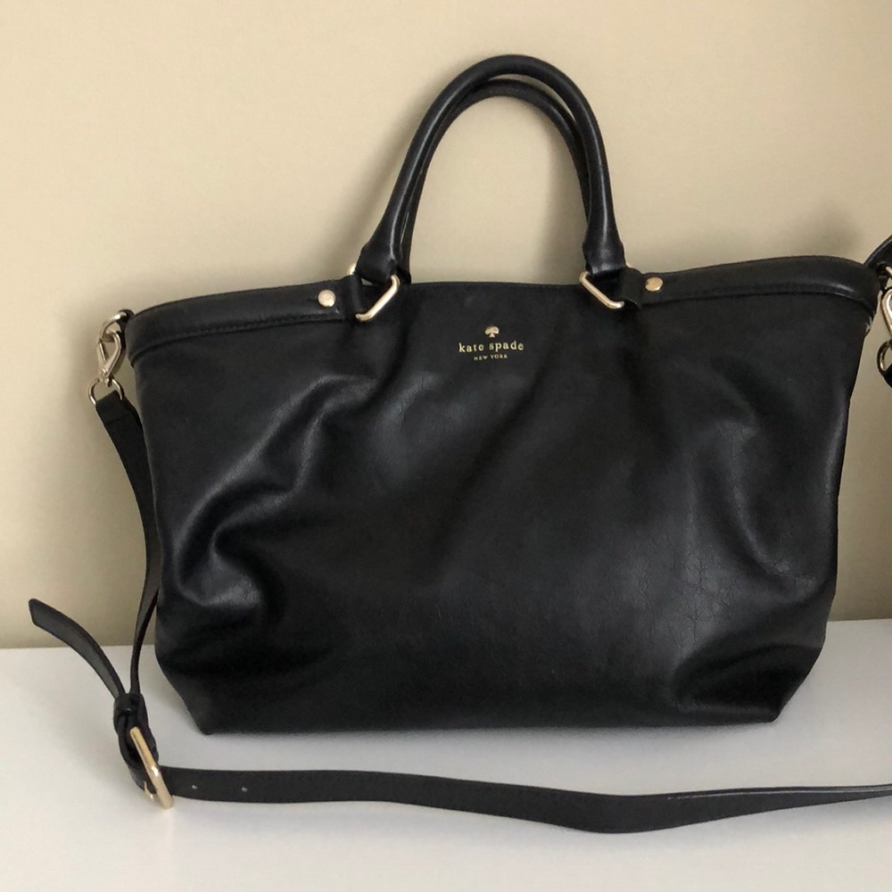 Black Kate Spade purse in great condition